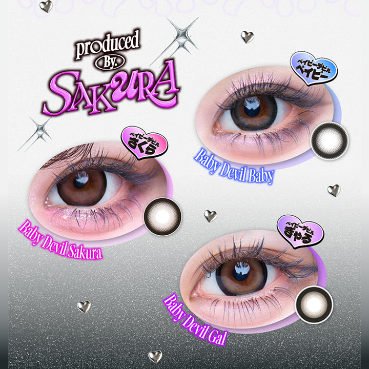 Produced by Sakura, ベイビーデビルベイビー, ベイビーデビルさくら, ベイビーデビルぎゃる | ベイビーモテコンワンデー BABY Motecon 1day カラコン カラーコンタクト