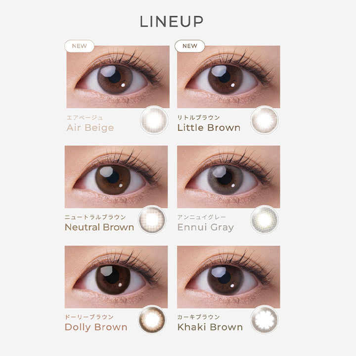 フェアリーワンデーニュートラルシリーズ(FAIRY 1day NEUTRAL SERIES) アンニュイグレー