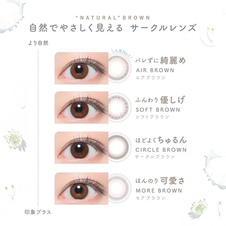 ピュアリティサークルワンデー (Purity CIRCLE 1day) サークルブラウン