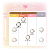 デコラティブアイズUVモイスト(DECORATIVE EYES UV Moist)のカラーチャート|デコラティブアイズUVモイスト(DECORATIVE EYES UV Moist) ワンデーコンタクトレンズ