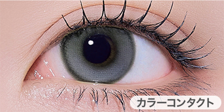 ココミオ グレー(Coco Mio Gray)の装用画像 | オハ OOHA 1day カラコン カラーコンタクト