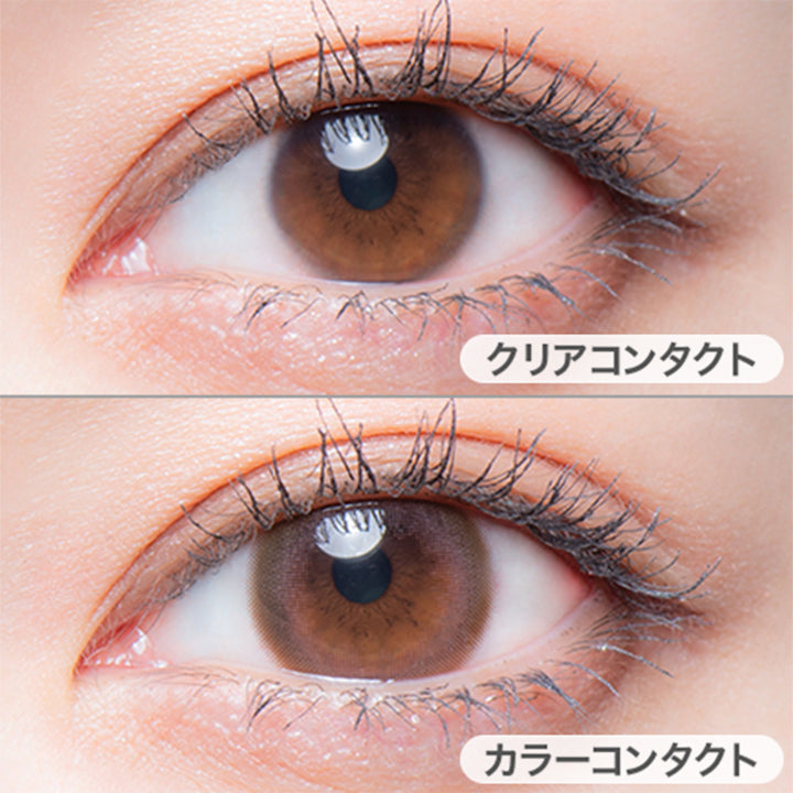 ロマンティックローズ(Romantic rose)の装用写真|メロット melotte カラコン カラーコンタクト