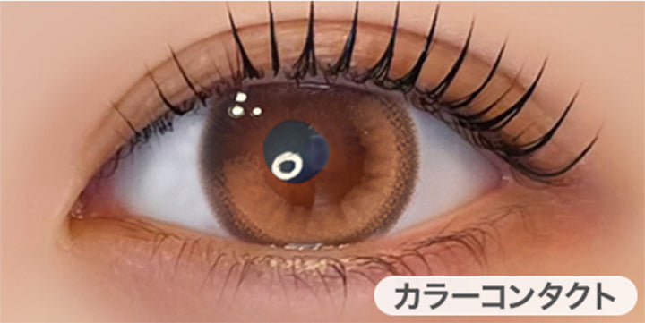 カフェリア(Caferia)の装用画像 | フェレーヌ ferenne 1day カラコン カラーコンタクト