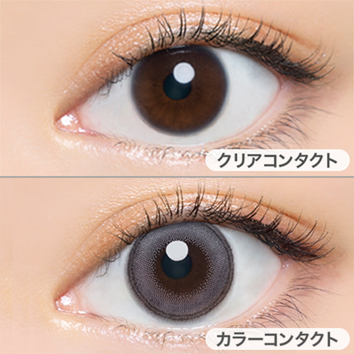 スワングレー(Swan Gray)の装用写真|エンジェルカラーバンビシリーズワンデー Angelcolor Bambi Series 1day カラコン カラーコンタクト