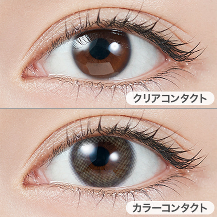 クリスタルブルームの装用写真|トパーズ TOPARDS 1day カラコン カラーコンタクト