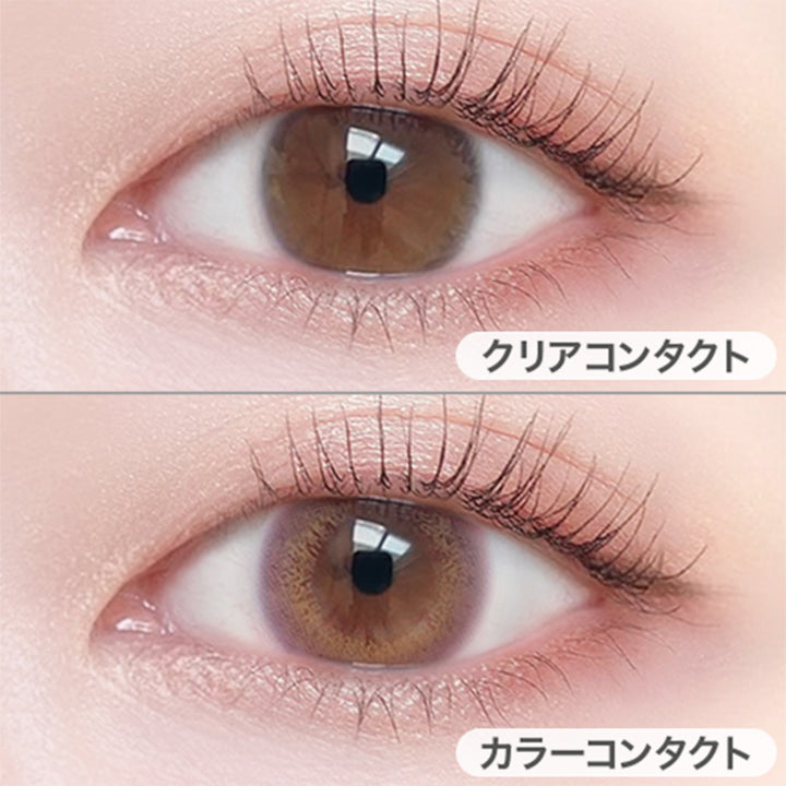 星屑キャンディーの装用写真|ビュームワンデー Viewm 1day カラコン カラーコンタクト