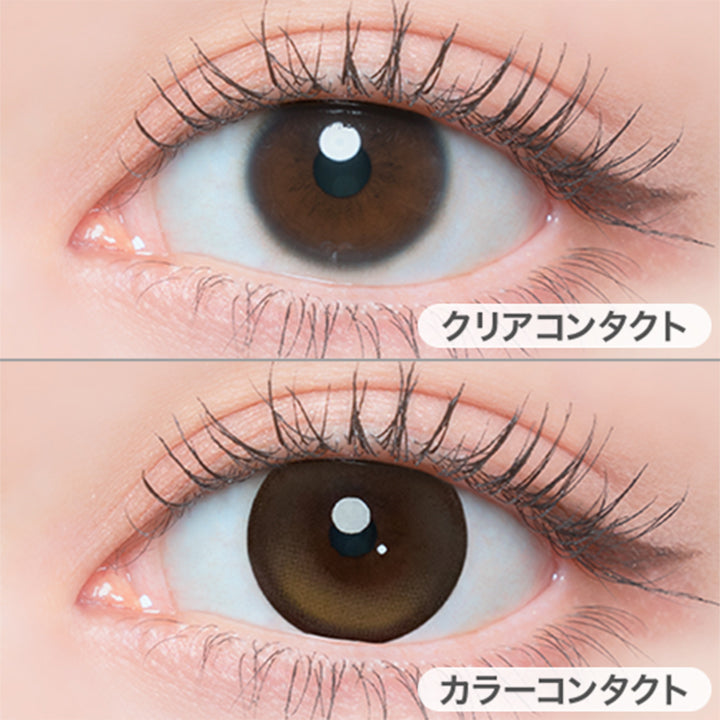 ビターチュロス(Bitter Churros)の装用画像 | フランミー flanmy 1day カラコン カラーコンタクト