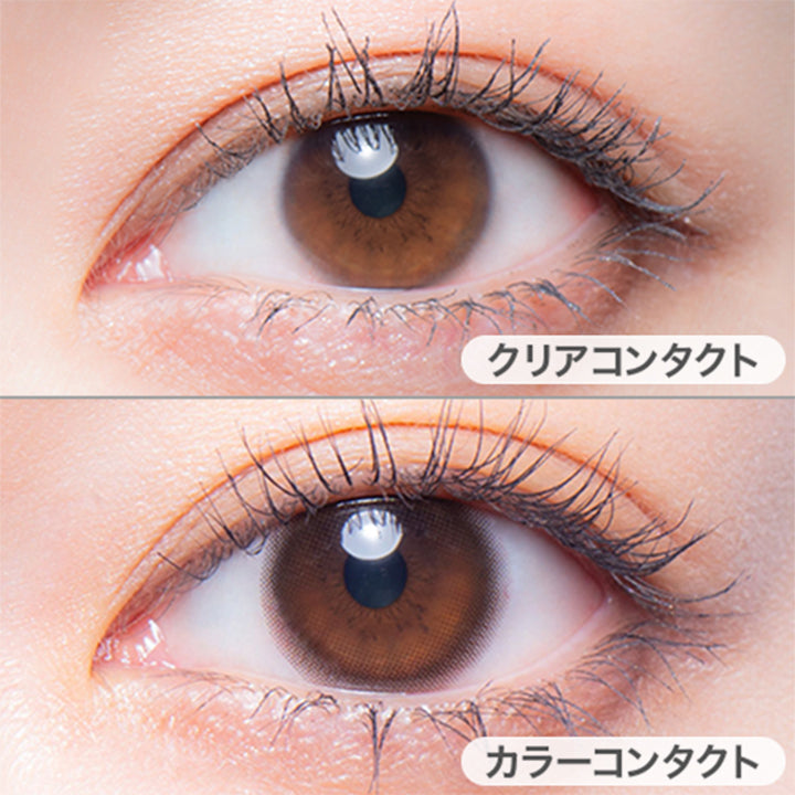 モアレディ(More lady)の装用写真|メロット melotte カラコン カラーコンタクト