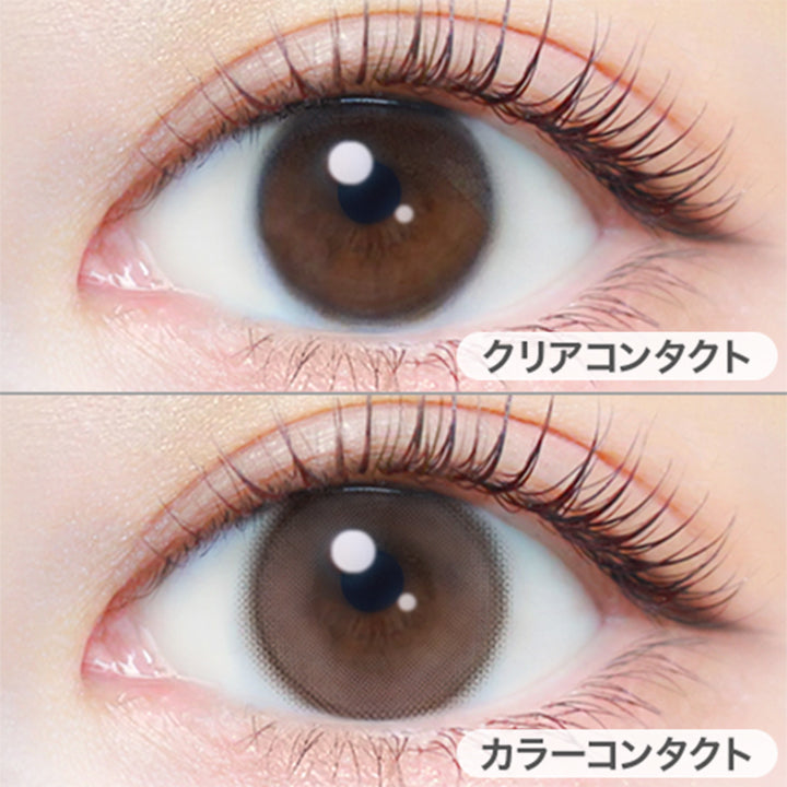 ローズミューズ(Rose Muse)の装用写真|エバーカラーワンデーナチュラルモイストレーベルUV EverColor1day Natural MOIST LABEL UV 1day カラコン カラーコンタクト