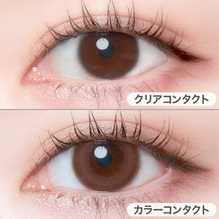 メロウロゼ(Mellow Rose)の装用写真| (チェリッタ) (Cheritta) 1day カラコン カラーコンタクト