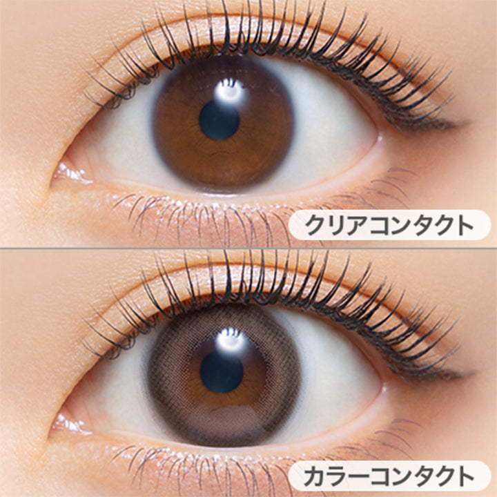 レディモーヴ(LADY MAUVE)の装用写真|クレイネル Clainel カラコン カラーコンタクト