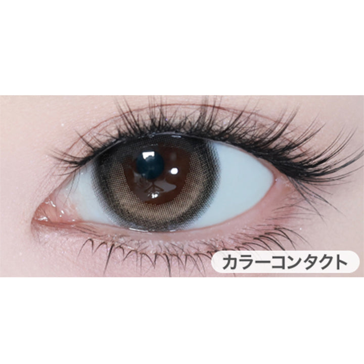 アイコニックブラウン(Iconic Brown)の装用画像 |アイスター eyestar 1day カラコン カラーコンタクト