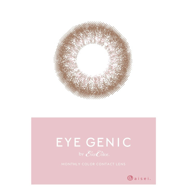 アイジェニックバイエバーカラー(EYEGENIC by EverColor) 度あり スフレコーラル