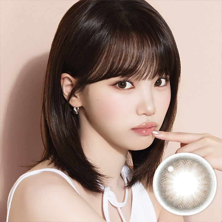 レヴィアワンマンスカラー(ReVia 1 Month Color), DIA14.1│BC8.6mm│UV Cut, もっとを仕込むうる艶新色, メルティモア(Meltymore), ベイビーバニラ(Baby Vanilla), 1month│2枚入り | レヴィアワンマンスカラー ReVIA 1MONTH COLOR カラコン カラーコンタクト