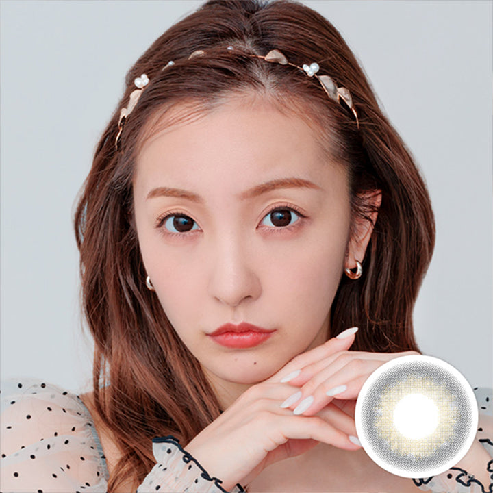 シークレットキャンディーマジックワンマンス(SECRET CANDYMAGIC 1month) 度なし クリアグレー
