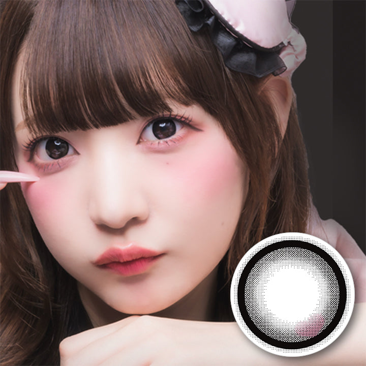 ピウムビューティーワンデーカラーコンタクト(Pium Beauty 1Day Color Contact) きゅるるんブラック(Kyururun Black) 1day 1箱10枚入り DIA14.5mm 着色直径13.8mm BC8.6mm 含水率55.0% UVカット | ピウムビューティーワンデーカラーコンタクト pium beauty 1day color contact 1day カラコン カラーコンタクト