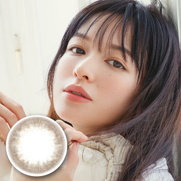 ルミアコンフォート2ウィークサークル(LuMia comfort 2week CIRCLE),DIA 14.1mm,watercontent47%,6lenses,silicone hydrogel,Uvcut,コスパ抜群2week,パフブラウン,puff brown|ルミアコンフォート2ウィークサークル LuMia comfort 2week CIRCLE カラコン カラーコンタクト
