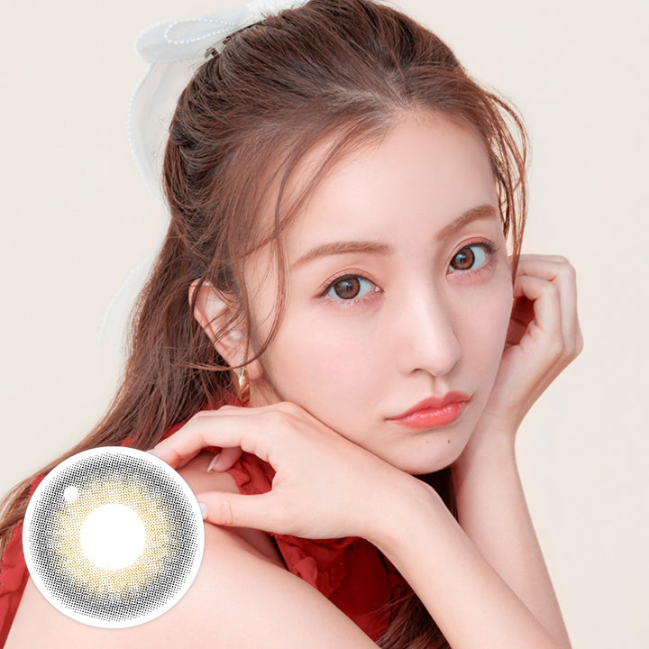 シークレットキャンディーマジックワンデー(Secret Candymagic 1Day) クリアグレー(Clear Gray) Web限定カラー 板野友美装用:バターブラウン 1箱20枚入り DIA14.5mm 着色直径14.0mm BC8.6mm | シークレットキャンディーマジックワンデー Secret Candymagic 1Day カラコン カラーコンタクト