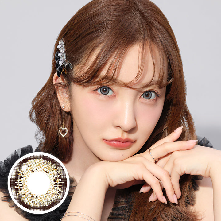 シークレットキャンディーマジックワンデー(Secret Candymagic 1Day) NO.14 ヘーゼル(No.14 Hazel) Web限定カラー 板野友美装用:ラメグレー 1箱20枚入り DIA14.5mm 着色直径14.3mm BC8.6mm | シークレットキャンディーマジックワンデー Secret Candymagic 1Day カラコン カラーコンタクト