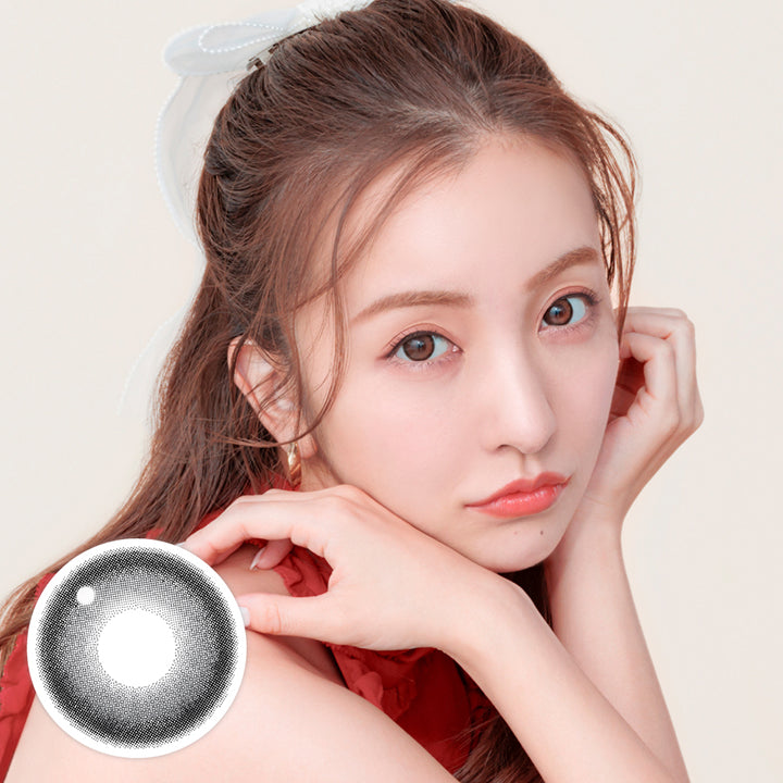 シークレットキャンディーマジックワンデー(Secret Candymagic 1Day) プルモグレー(Pulmo Gray) 回らない水光 板野友美装用:バターブラウン 1箱20枚入り DIA14.5mm 着色直径14.0mm BC8.7mm | シークレットキャンディーマジックワンデー Secret Candymagic 1Day カラコン カラーコンタクト