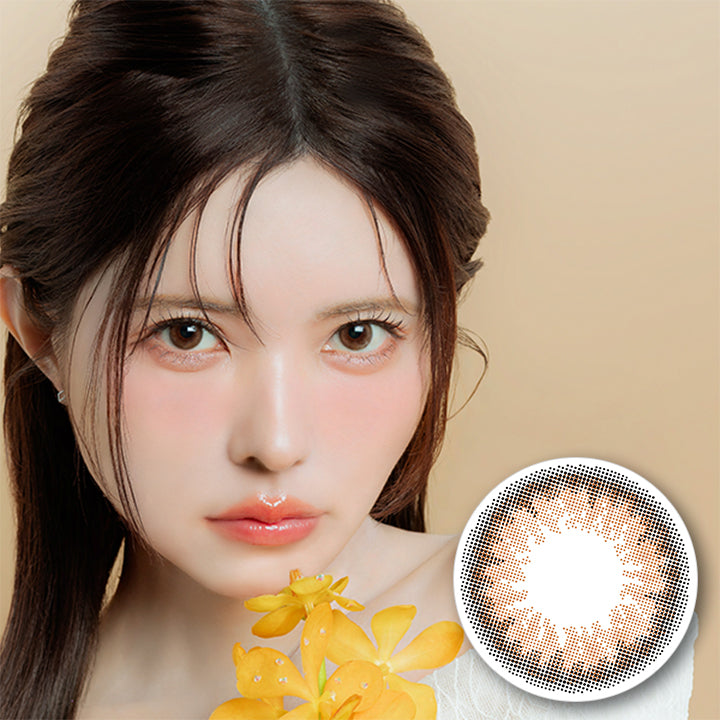 エンジェルカラーバンビシリーズヴィンテージワンデー(Angelcolor Bambi Series Vintage 1day) ナチュラルブラウン