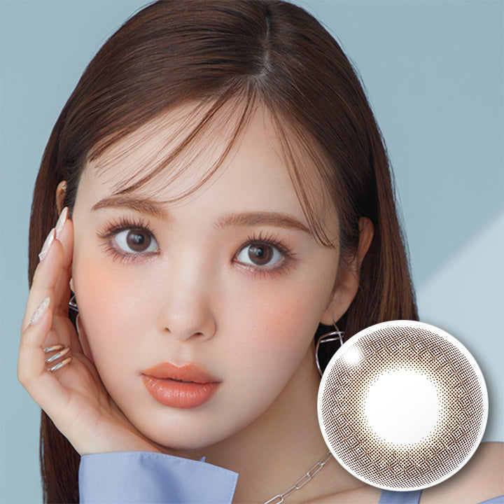 アプデ(U.P.D.),produced by Nicole Fujita,color contact lens,1day,U.P.D.,update yourself,シロップブラウン,syrup brown,1day,含水率58.0%,UVcut,DIA 14.2mm,着色直径 13.5mm|アプデ U.P.D. カラコン カラーコンタクト