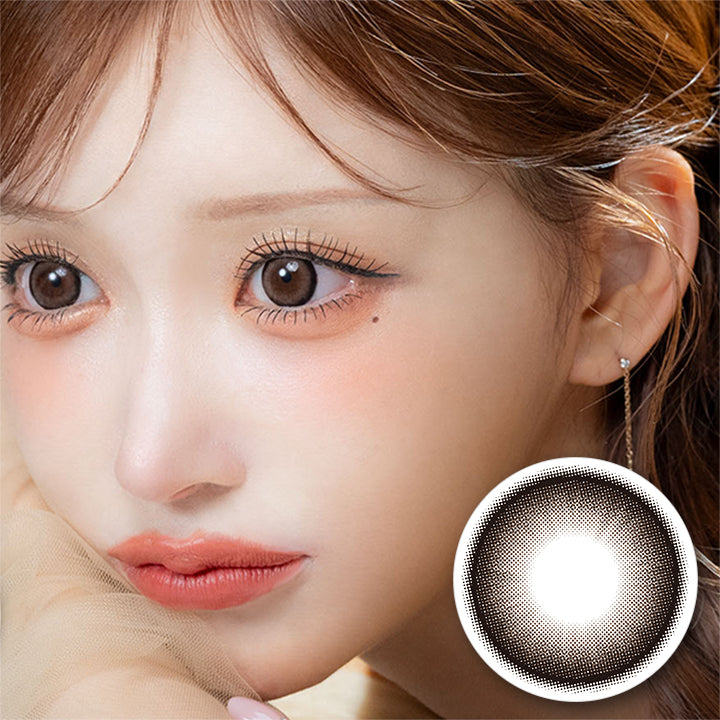 Flurry,Sweets,明るめブラウンで,ナチュラルに盛れる,ビターカヌレ,Bitter Canelé,Dia15.0mm,着色直径 14.4mm,Uvカット,Monthly 3枚入り|フルーリーマンスリー(Flurry Monthly) 1month カラコン カラーコンタクト