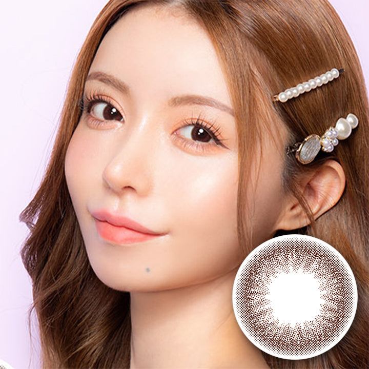 カラーズ(colors),ブランドロゴ,AIRY BROWN(エアリーブラウン),UVカット, DIA14.2mm,MONTHRY(マンスリー),1箱2枚入り,税込価格1650円,なりたい私になれるレンズ|カラーズ(colors)コンタクトレンズ