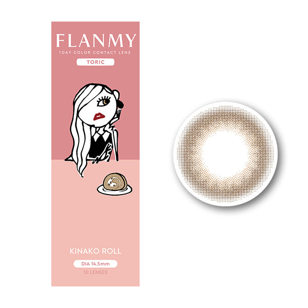 フランミー トーリック(FLANMY TORIC), 1day Color Contact Lens, 乱視シリーズから待望の大人気カラー登場♡, 乱視用 New, CYL -0.75D/-1.25D, AXIS 180°, DIA14.5mm, 着色外径13.7mm, BC8.6mm, 1day | フランミー トーリック FLANMY TORIC 1day カラコン カラーコンタクト