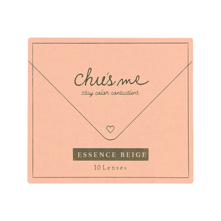 エッセンスベージュ(ESSENCE BEIGE)のパッケージ写真|チューズミー chu's me 1day カラコン カラーコンタクト
