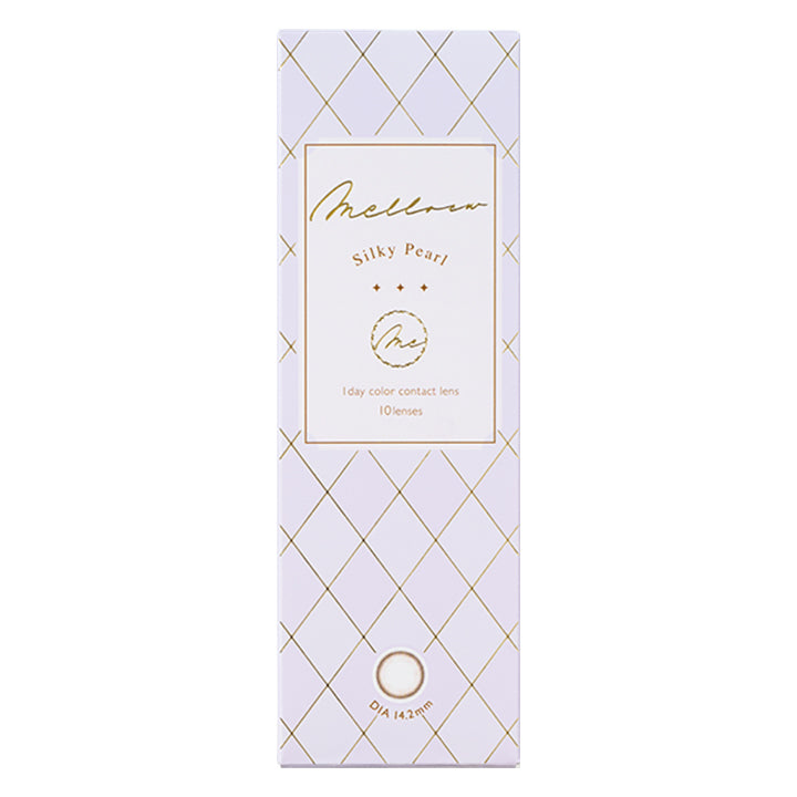 シルキーパール(Silky Pearl)のパッケージ写真|メロール melloew カラコン カラーコンタクト