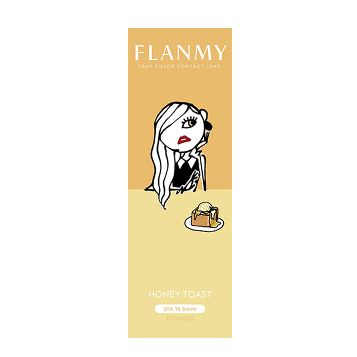 ハニートーストのパッケージ画像|フランミー(FLANMY)コンタクトレンズ