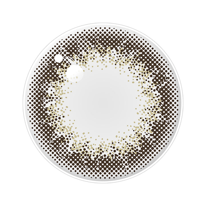 シェードブラウン(Shade Brown)のレンズ画像 | アンヴィ envie 1day カラコン カラーコンタクト