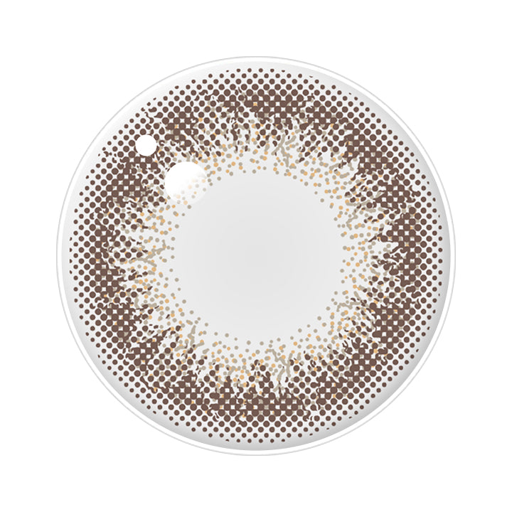 シャンパングレイ(Champagne Gray)のレンズ画像 | アンヴィ envie 1day カラコン カラーコンタクト