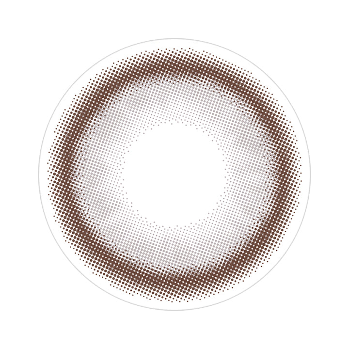 トリコブラウン(Trico Brown)のレンズ画像 | トリコニナル Toriconinaru 1day カラコン カラーコンタクト