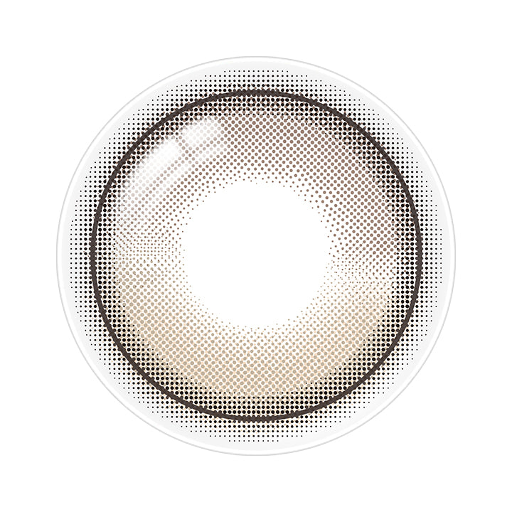 ルナンクリーム(Lunan Cream)のレンズ画像 | アンローラ Unrolla 1day refrear カラコン カラーコンタクト
