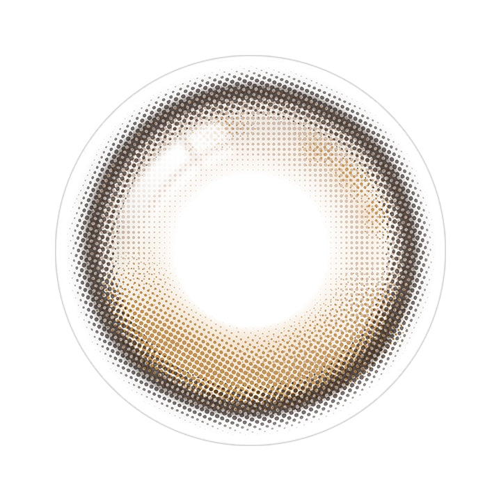 ルナンベージュ(Lunan Beige)のレンズ画像 | アンローラ Unrolla 1day カラコン カラーコンタクト