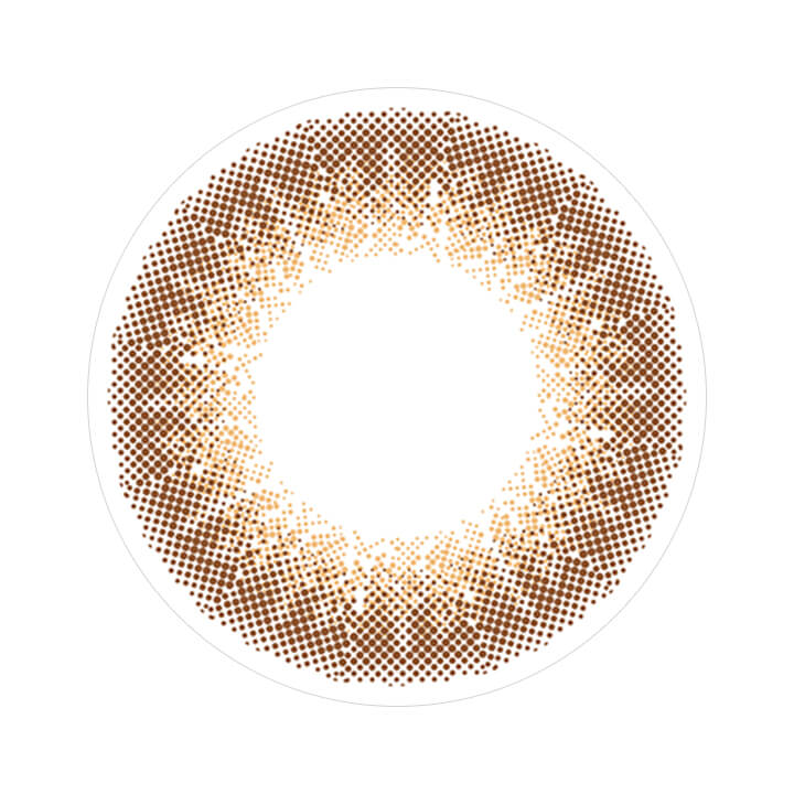 スウィートアンバーのレンズ写真|ビュームワンデー Viewm 1day カラコン カラーコンタクト