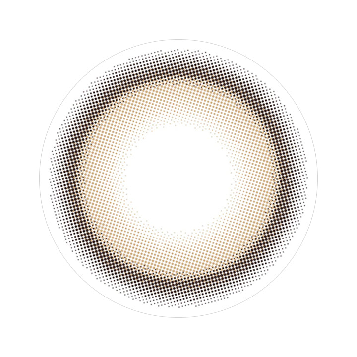エッセンスベージュ(ESSENCE BEIGE)のレンズ写真|チューズミー chu's me 1day カラコン カラーコンタクト