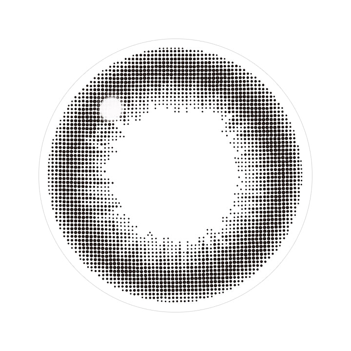ブラック(black)のレンズ画像 | レヴィアワンマンスサークル ReVIA 1MONTH CIRCLE カラコン カラーコンタクト