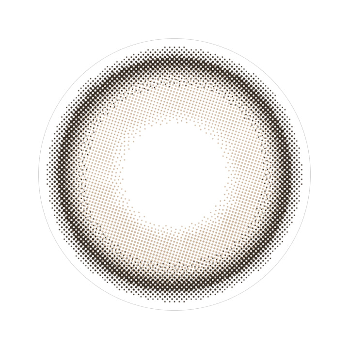 リュヌベージュ(Lunu beige)のレンズ写真|キュプリエ Quprie 1day カラコン カラーコンタクト