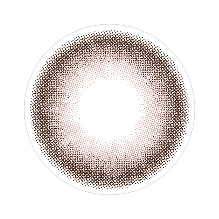 メロメロブラウン(Meromero Brown)のレンズ画像 | トリコニナル Toriconinaru 1day カラコン カラーコンタクト