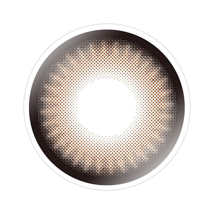 ラウンドブラウン(Round Brown)のレンズ画像 | ドープウィンクマンスリー DopeWinkMONTHLY  カラコン カラーコンタクト