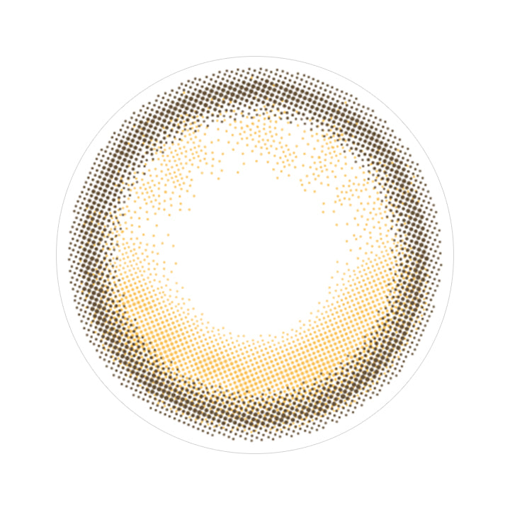 【乱視用:乱視度数:-1.25D】グロスブラウンのレンズ写真|チューズミートーリック chu's me TORIC カラコン カラーコンタクト