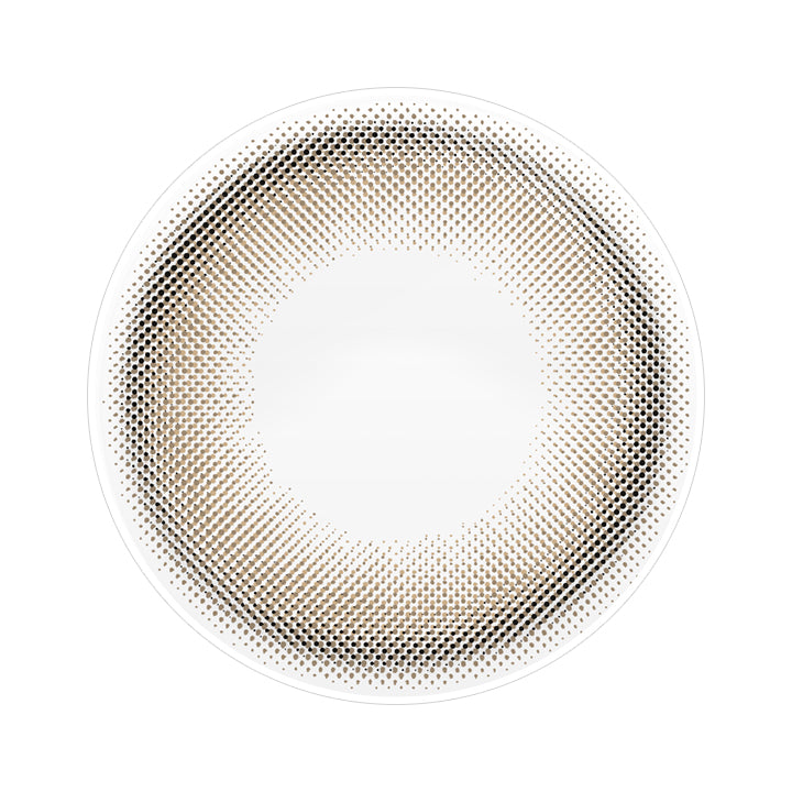 月絃ベージュ(Tukiito Beige)のレンズ写真|カイカ Kaica カラコン カラーコンタクト