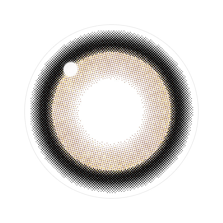 ラメブラウン(Lame Brown)のレンズ画像 | シークレットキャンディーマジックワンデー SECRET CANDYMAGIC 1day カラコン カラーコンタクト