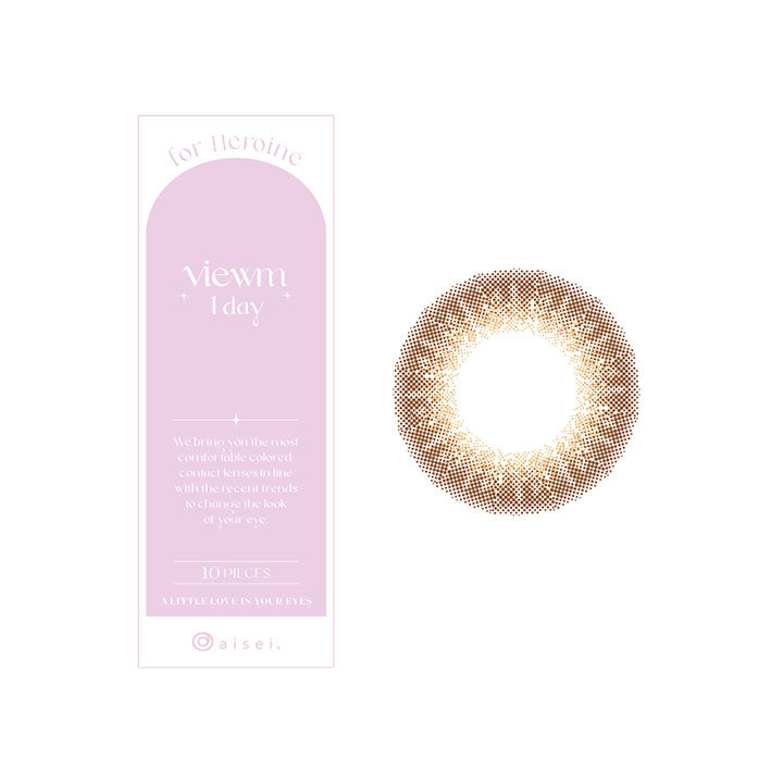 ビュームワンデー(Viewm 1day) 10枚 スウィートアンバー