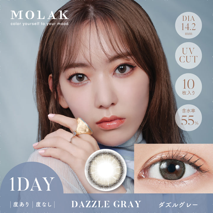 モラクワンデー(MOLAK 1day) ダズルグレー