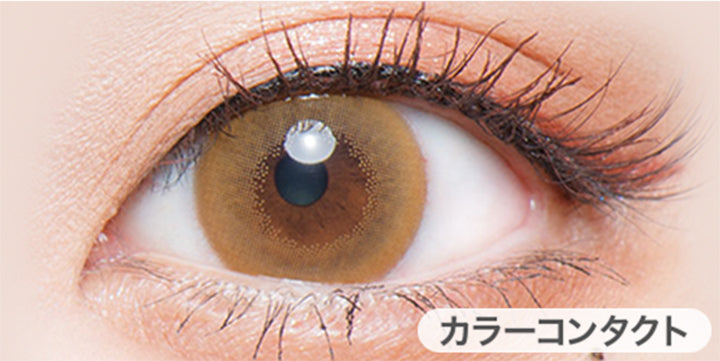 恋するバンビの装用写真,DIA15.0mm,着色直径14.4mm|フルーリーバイカラーズ(Flurry by colors)コンタクトレンズ