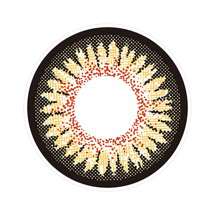 ヘーゼルベージュのレンズ画像|ドープウィンクワンデー(DopeWink1day)コンタクトレンズ